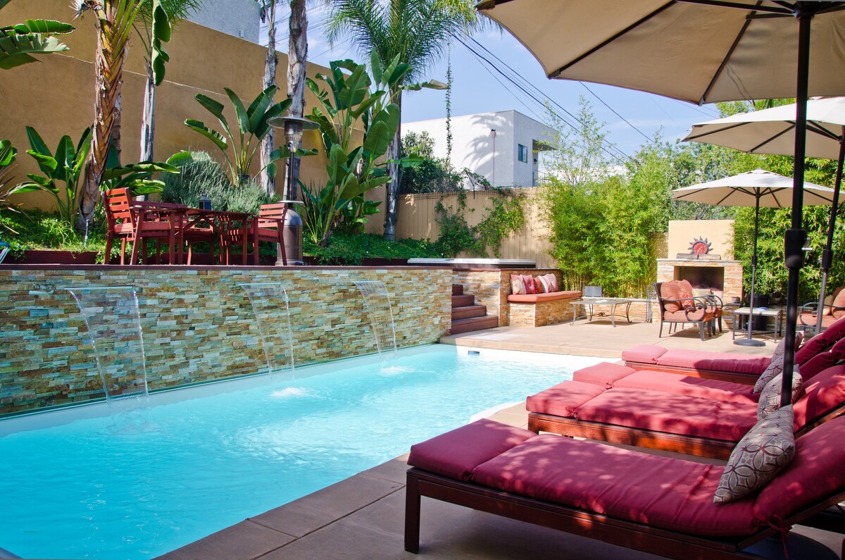 Los Feliz Oasis Cottage, Pool and Spa