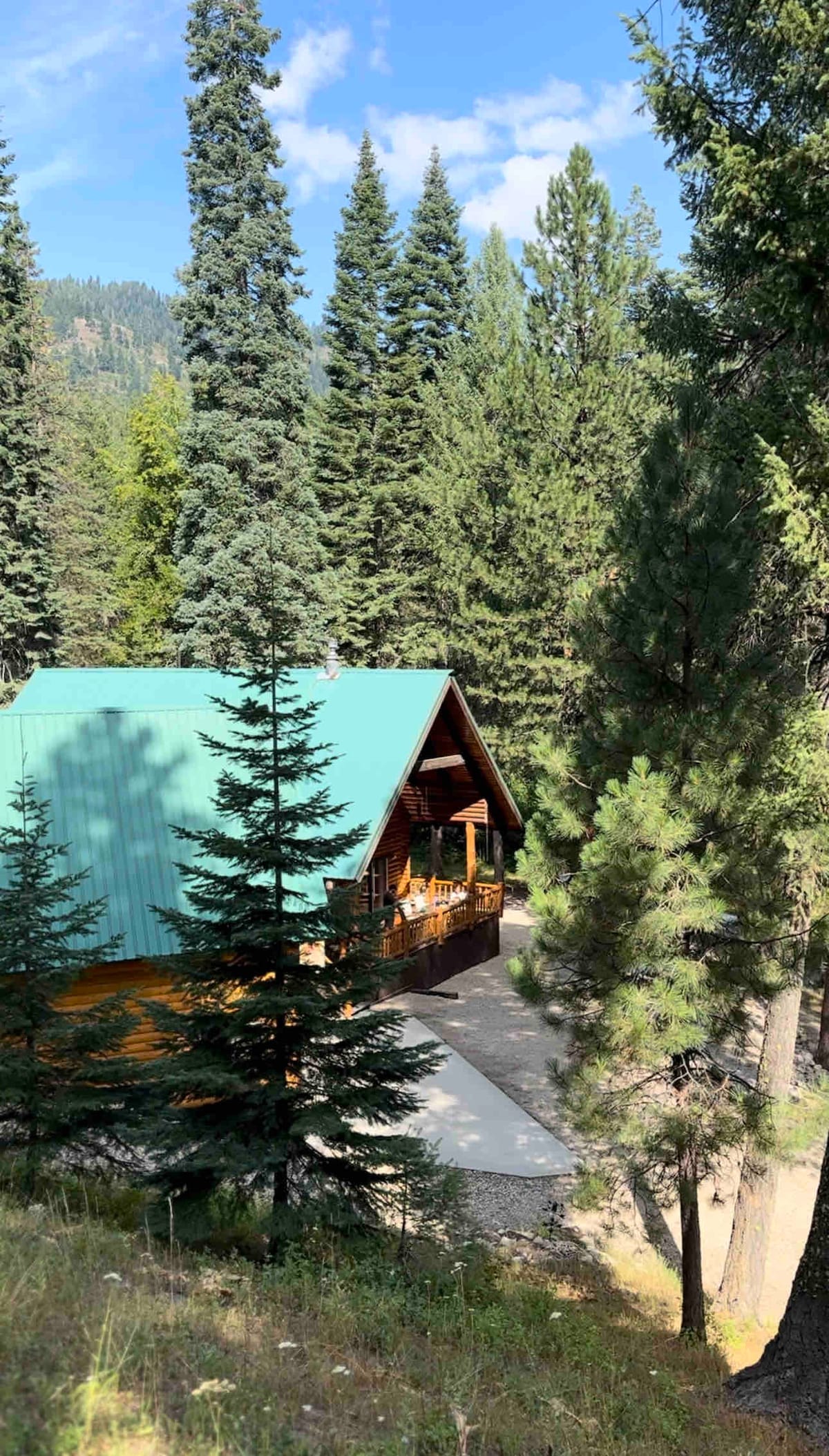Peace + Pines log cabin