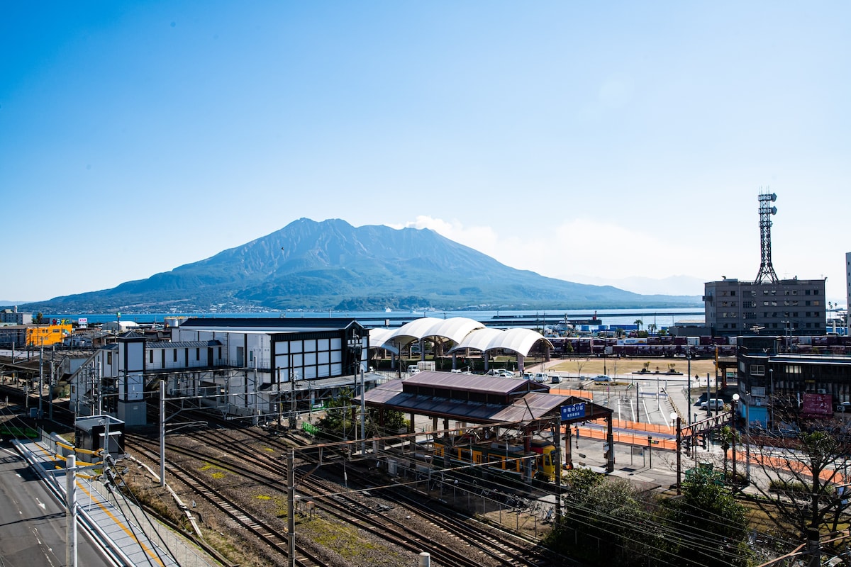 单间公寓景观）樱岛景观★最多可容纳7人