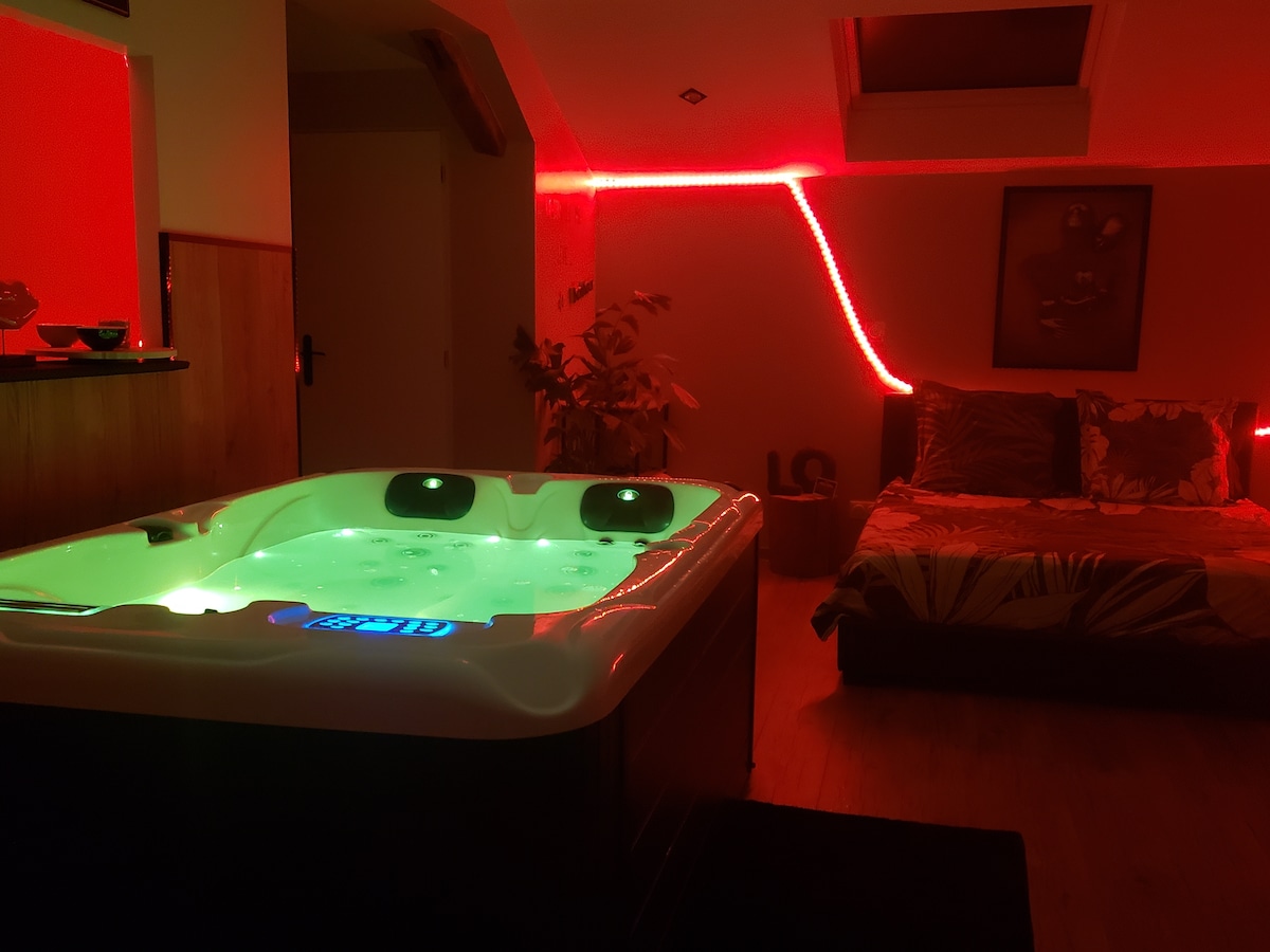 Bulles étoilées
Appartement avec jacuzzi privé