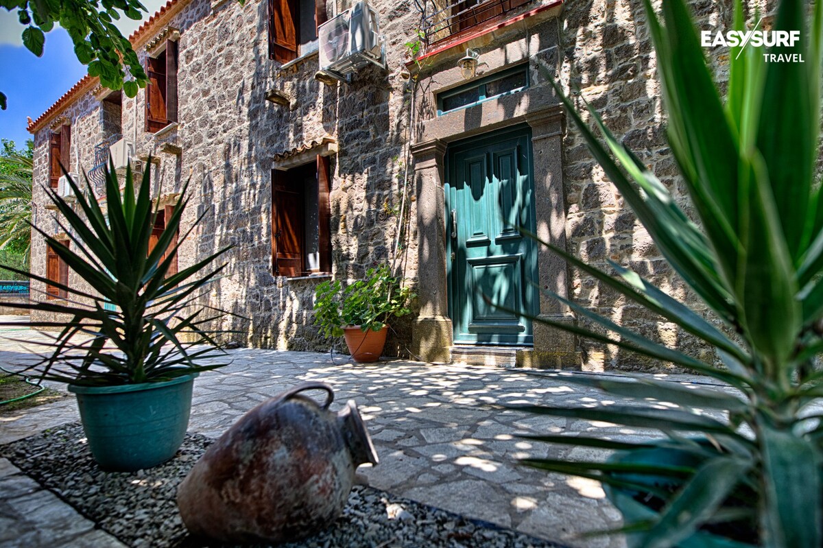 Petrino Stone House Limnos near Keros Kitesurfing