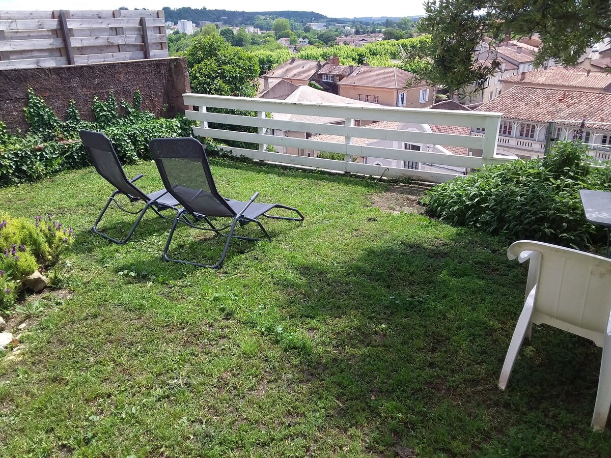 Au cœur historique, Terrasse, jardin, plein sud