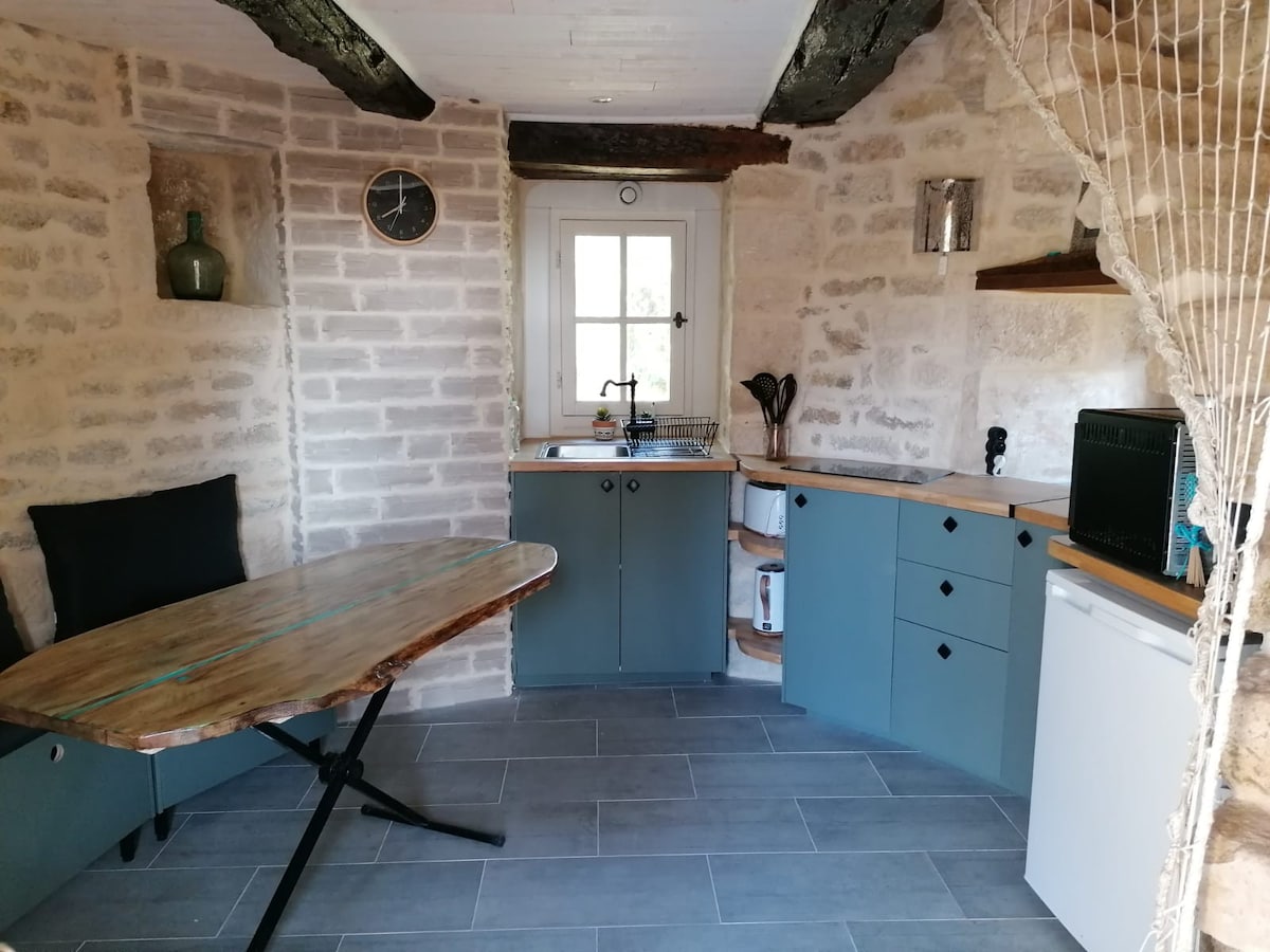 Le Moulin de Chanceau非典型安静的2人Vendee