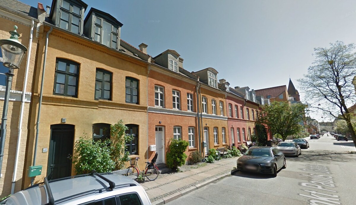 哥本哈根市中心的联排别墅
