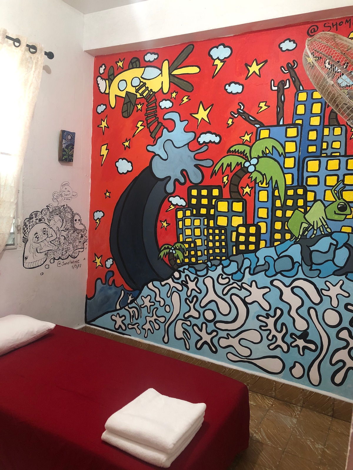 Santurce Urban Art District # 4号客房