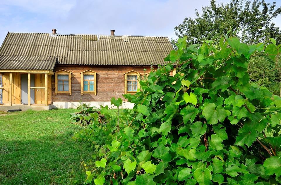 树林中的乌克兰族房屋