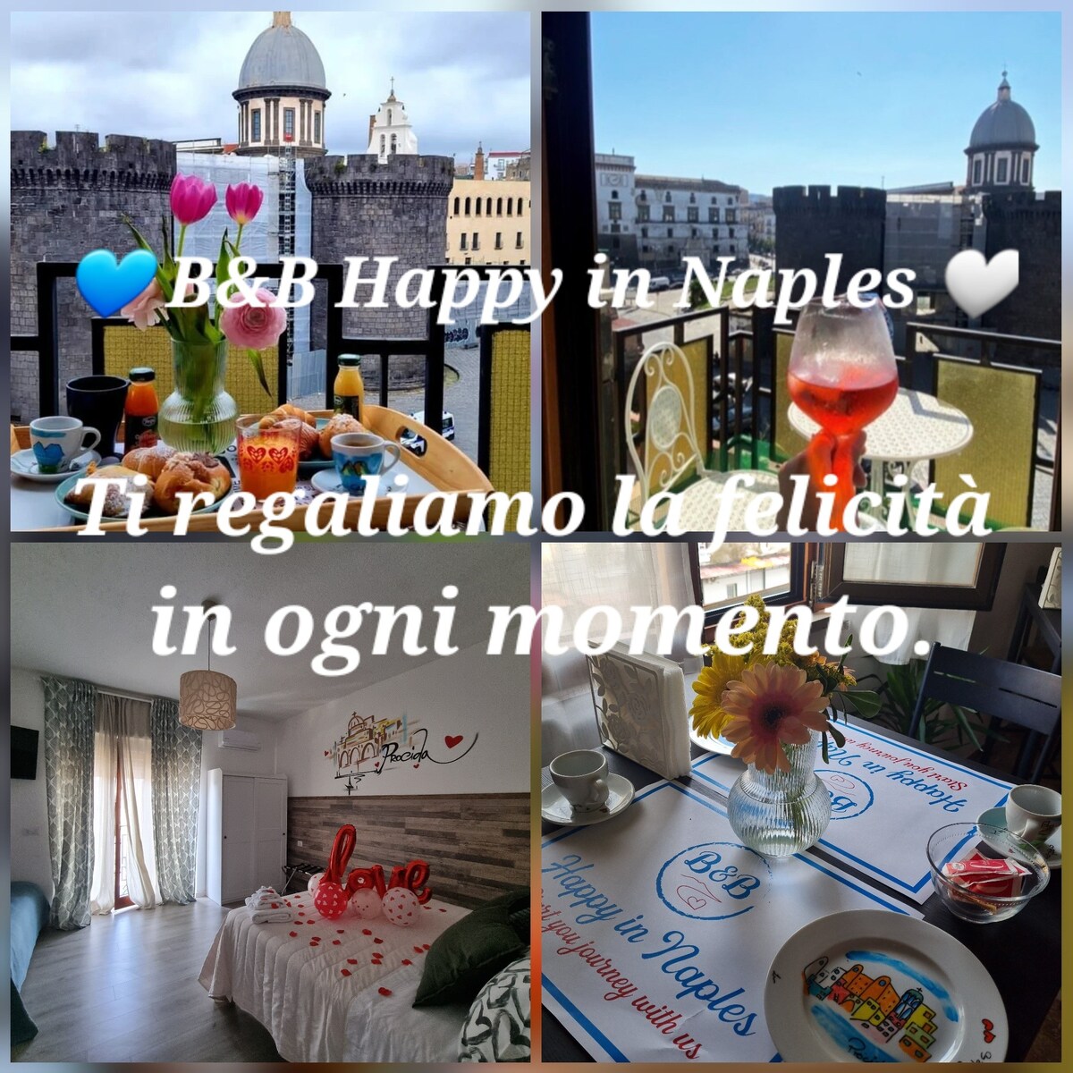 Happy in Naples camera Procida