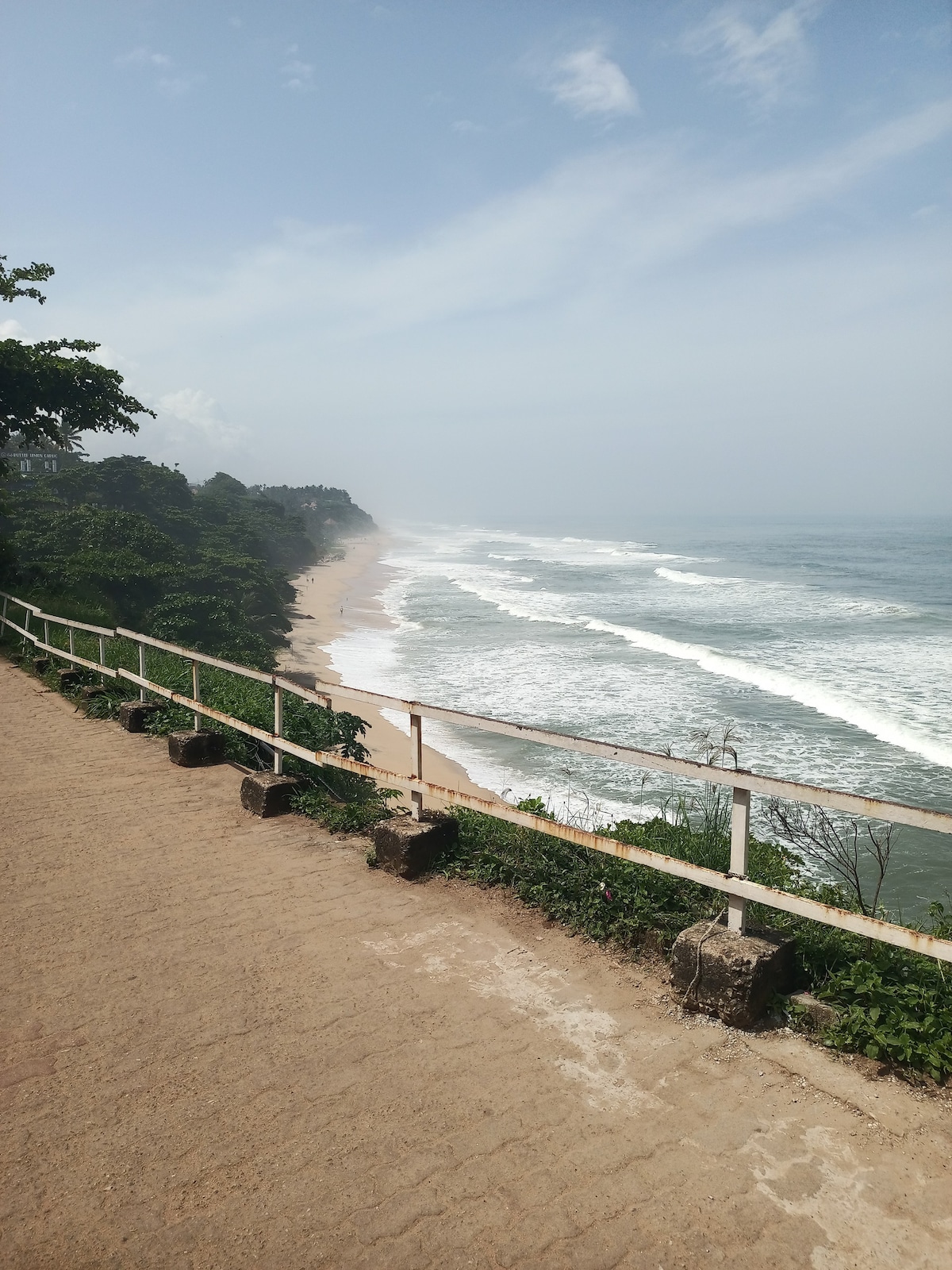 Varkala悬崖空调海景阳台