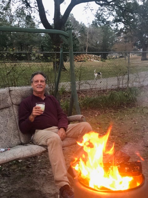 Camp site with 50 amp, water, septic fenced yard