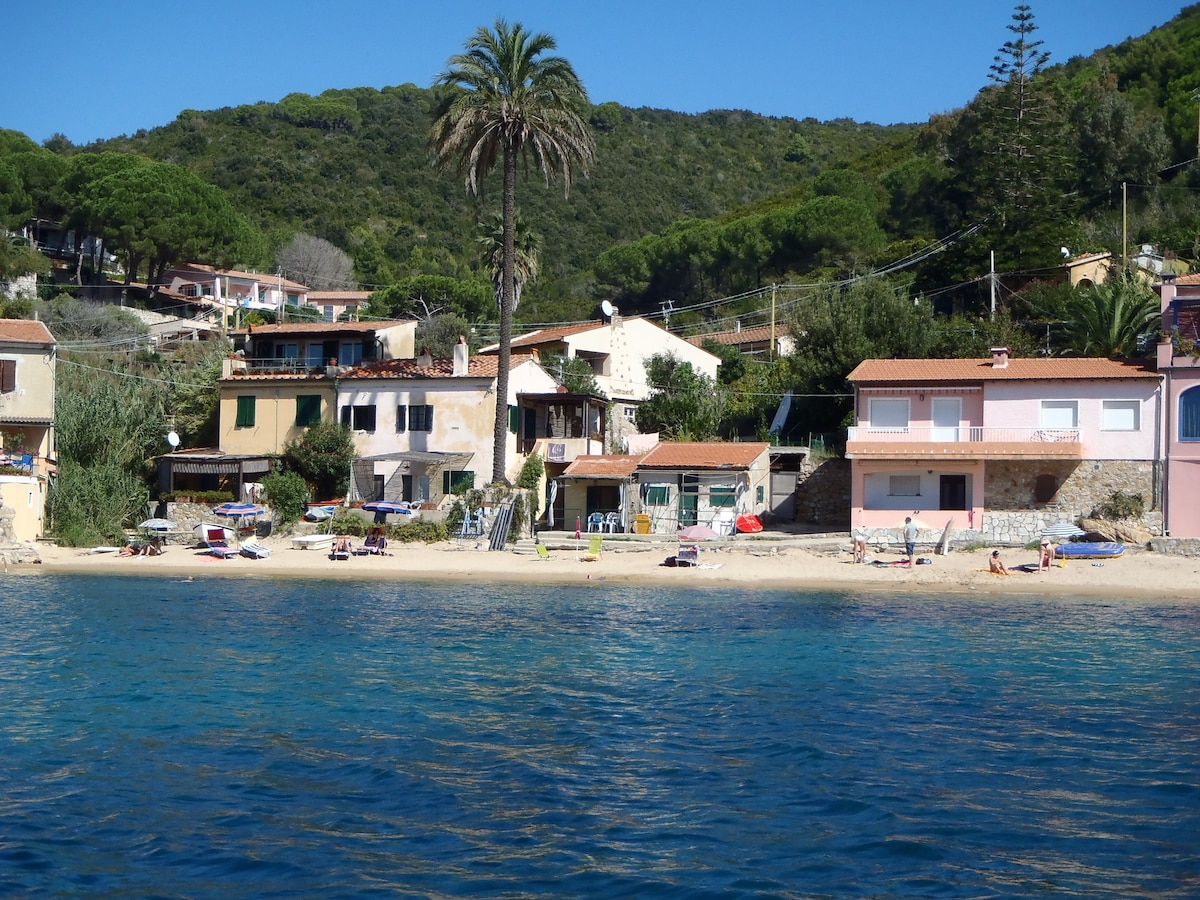 House "La Palma" on Forno beach of Elba Island