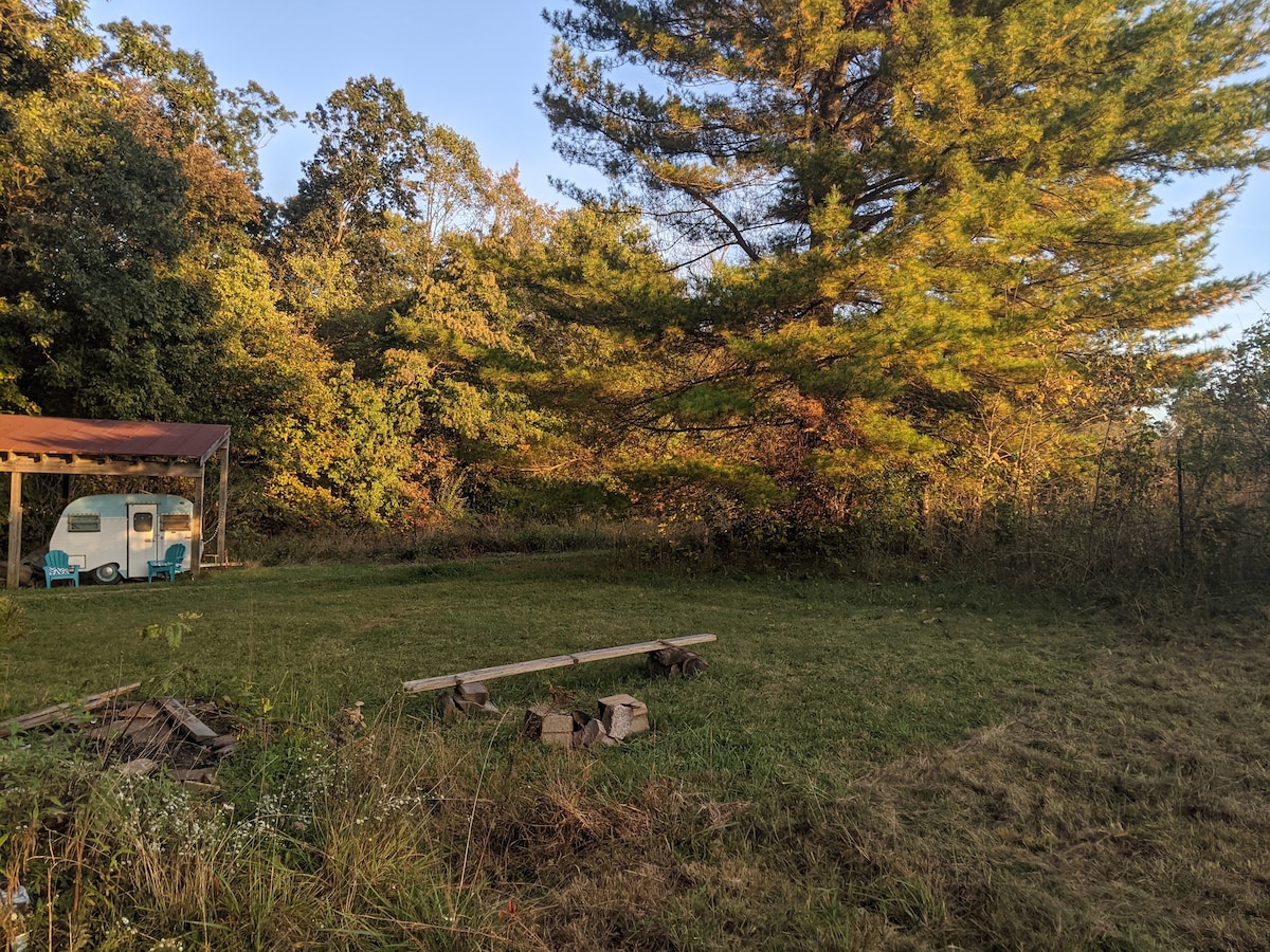 Appalachian Retreat in a Vintage Camper