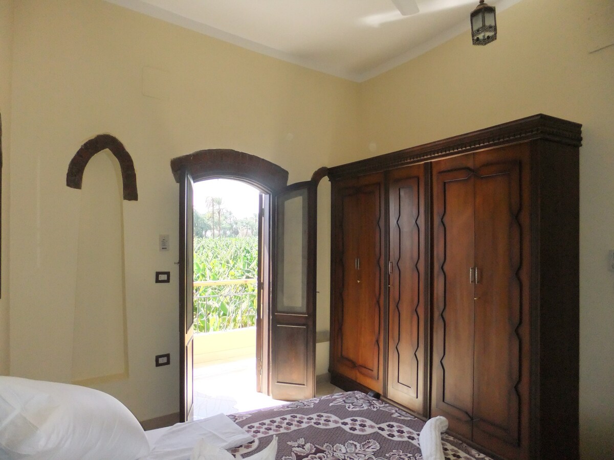 美丽宽敞的双卧室公寓，可观赏尼罗河景观