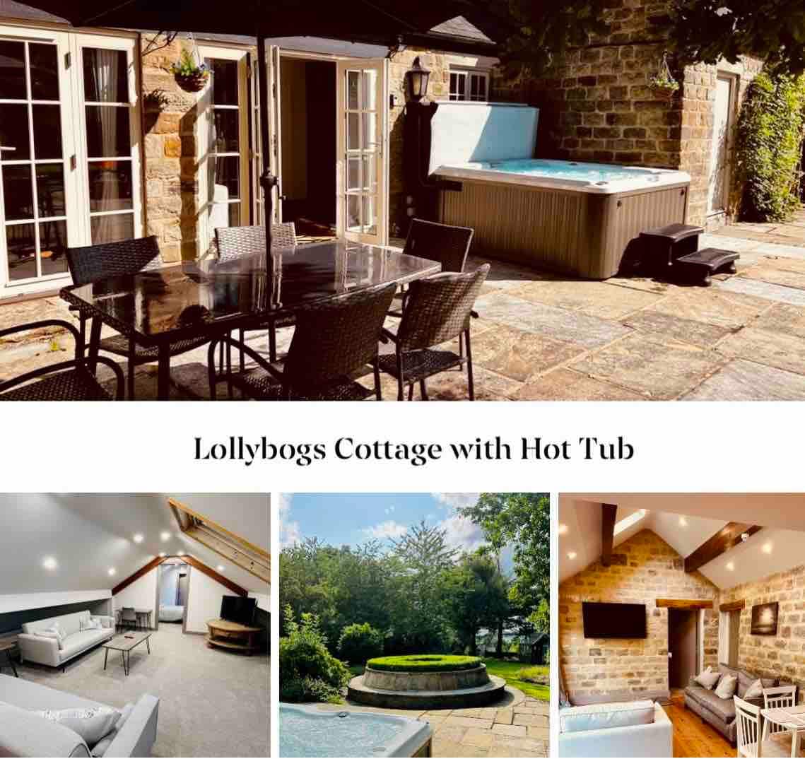 Lollybog 's Cottage ，提供热水浴缸