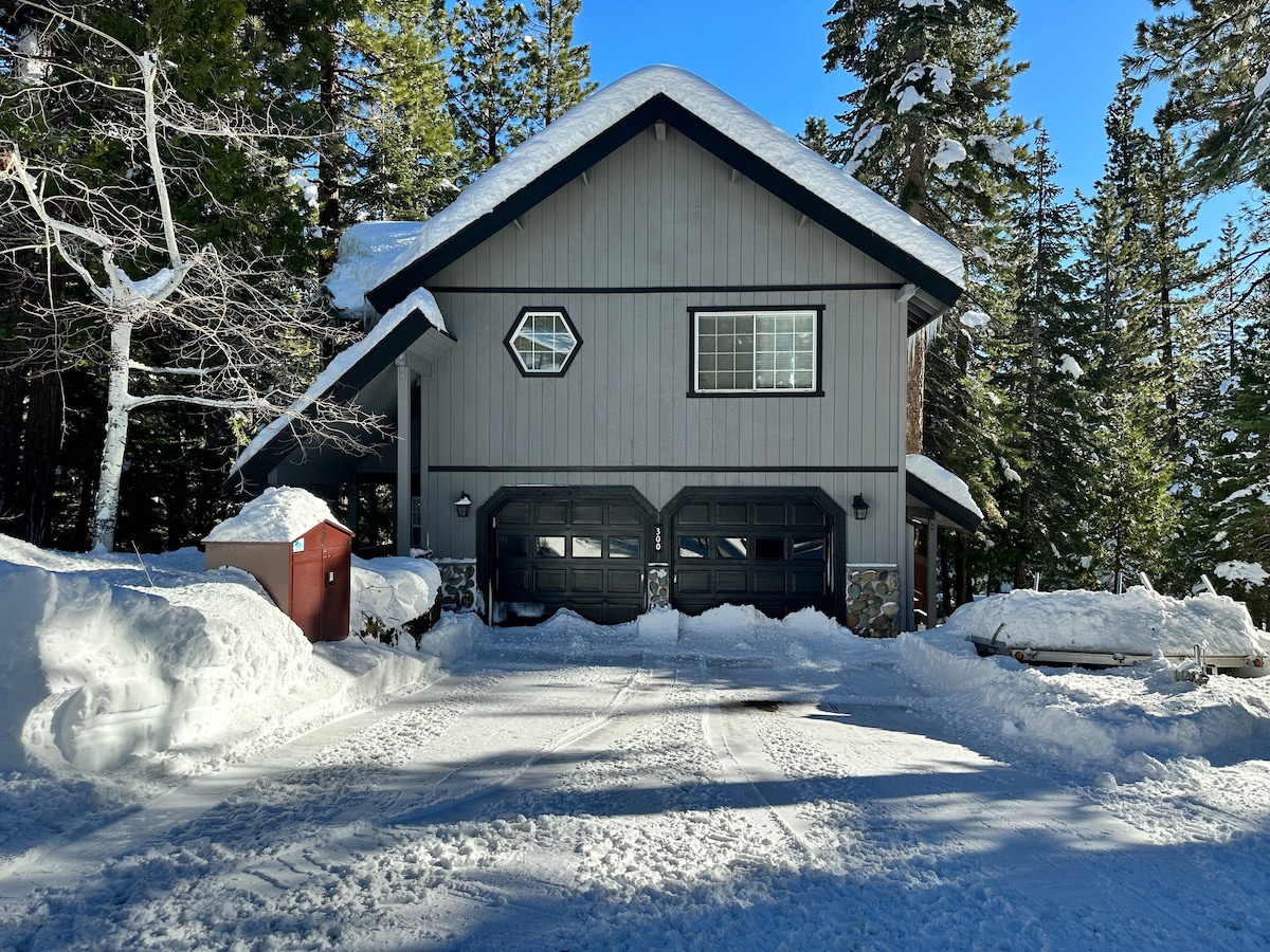 Tahoe Vista Home ，带水疗中心，靠近Northstar & Lake