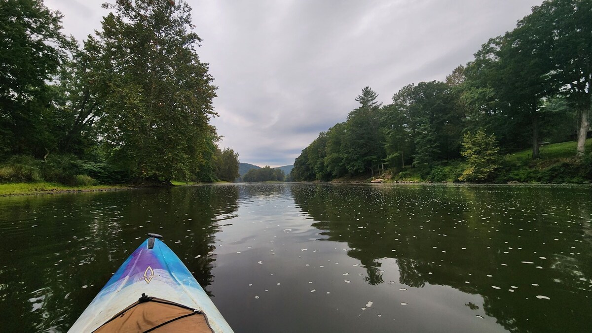 Allegheny River Island Cabin and Treehouse