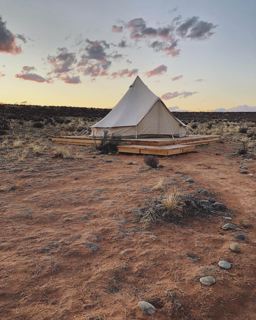 Bell Tent 1 Glamping at Shash Dine '