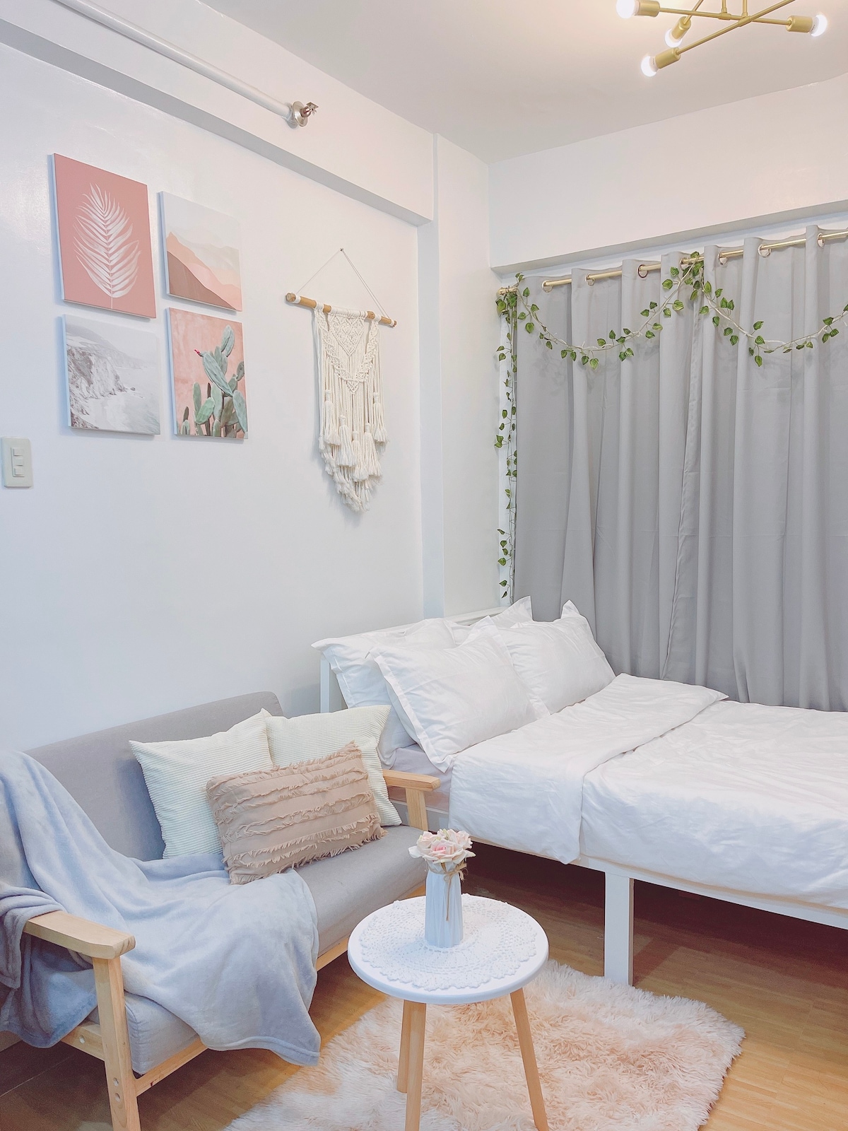 瓦伦苏埃拉（ Valenzuela ）清新舒适的单间公寓|无线网络| Netflix