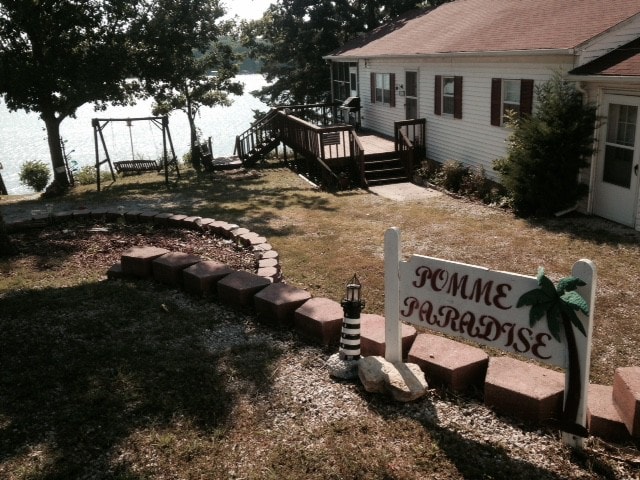 Pomme Paradise #1/Lakefront Home/Private Boat dock