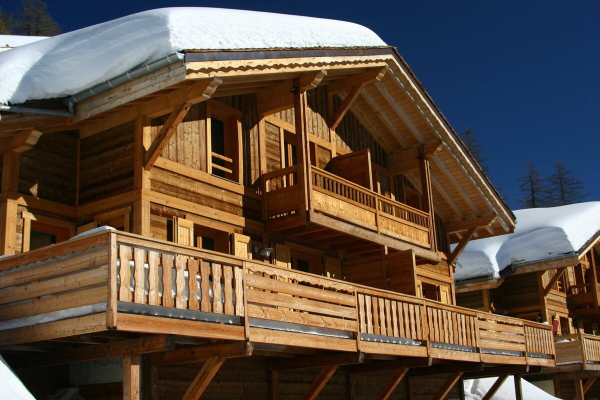 公寓的度假木屋Les Chalets du Mercantour