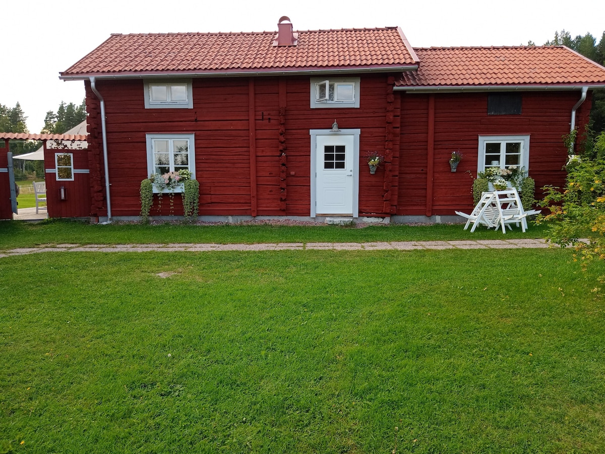 位于法轮功Svärdsjö乡村环境中的整套住宿。