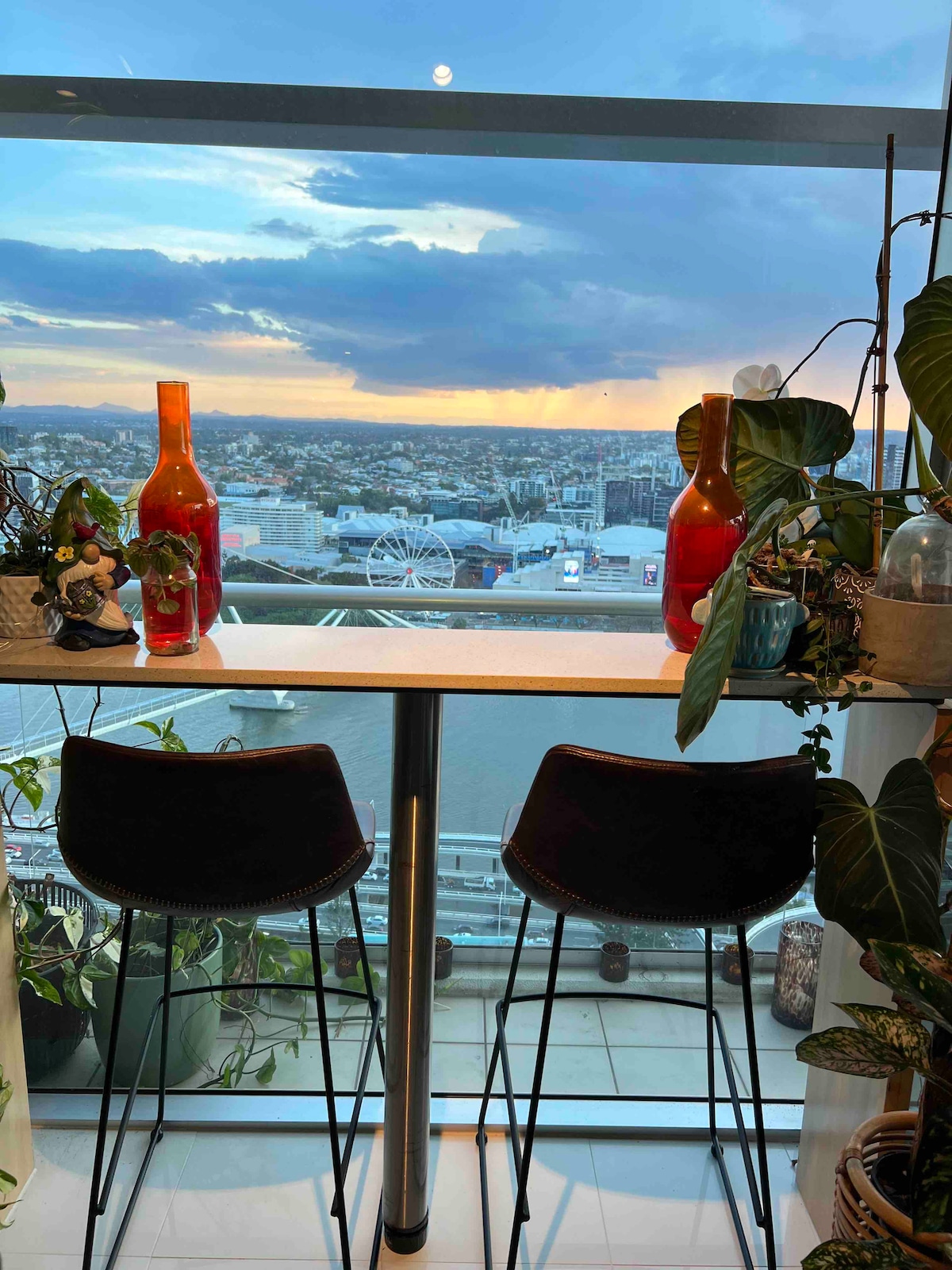 Room with a view and a balcony