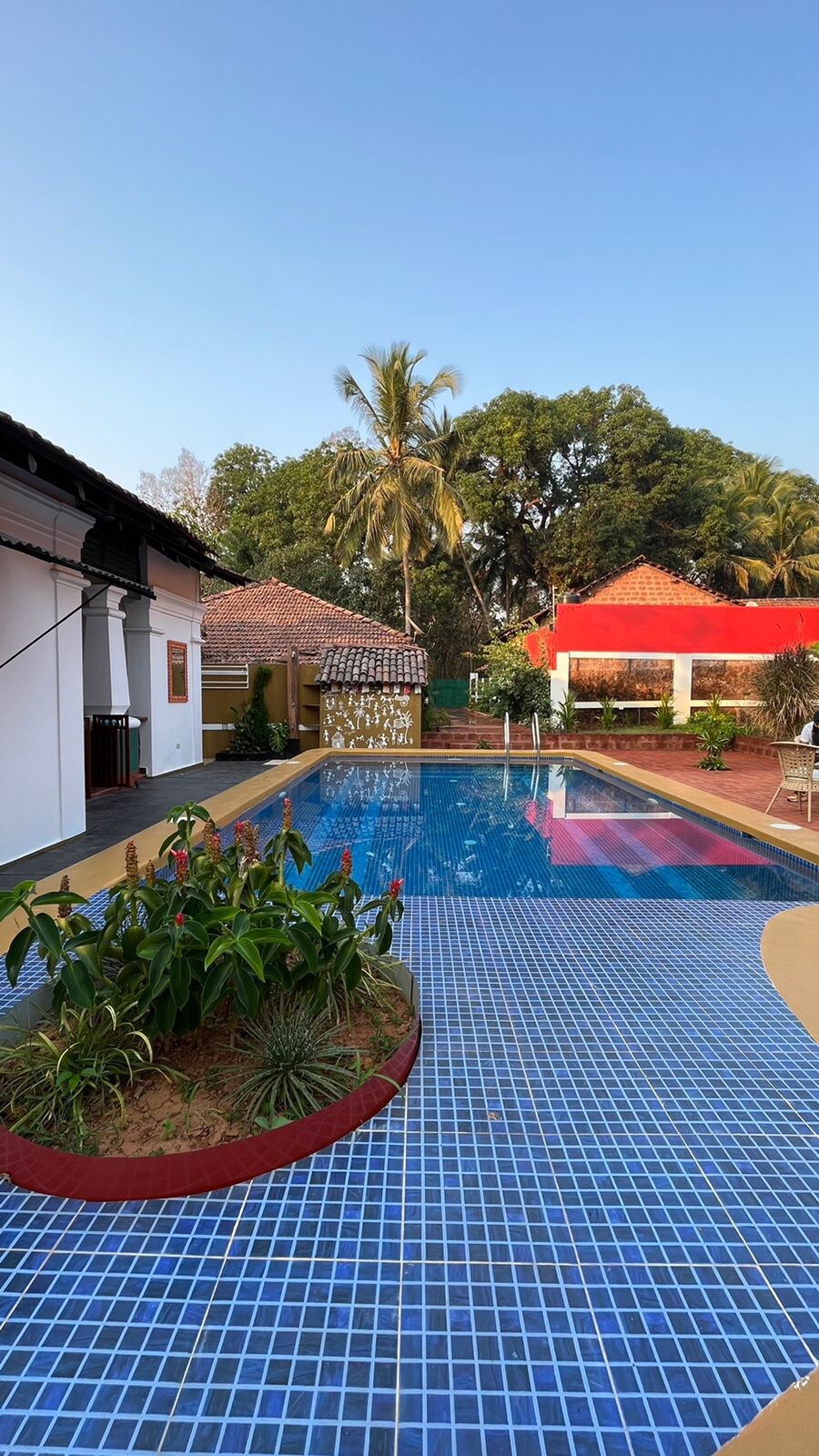 Villa with pool on Quaint Island in North Goa