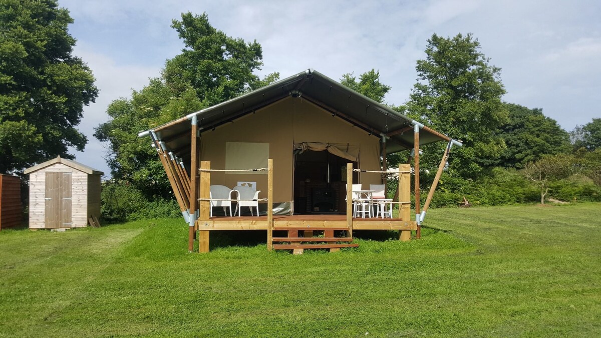 Rosevidney Glamping Bluebell Safari Tent