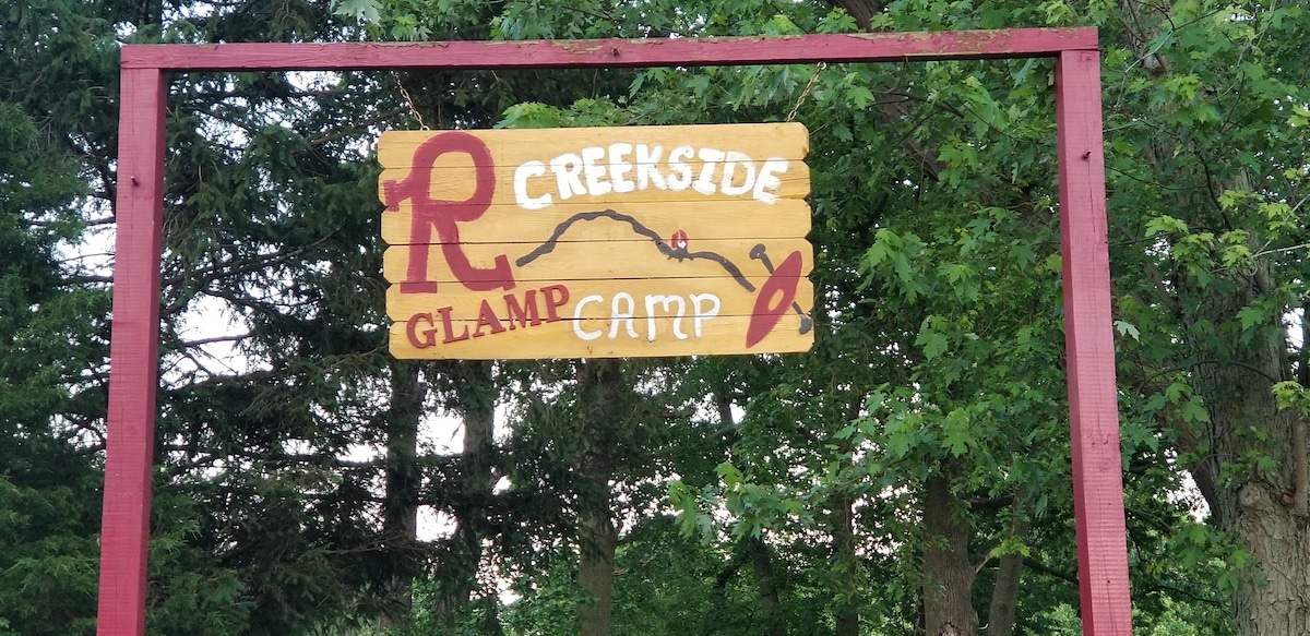 R Creekside Glamp Camp……可欣赏美景！