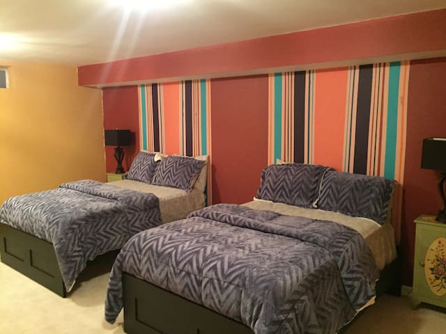 two full size comfy bed