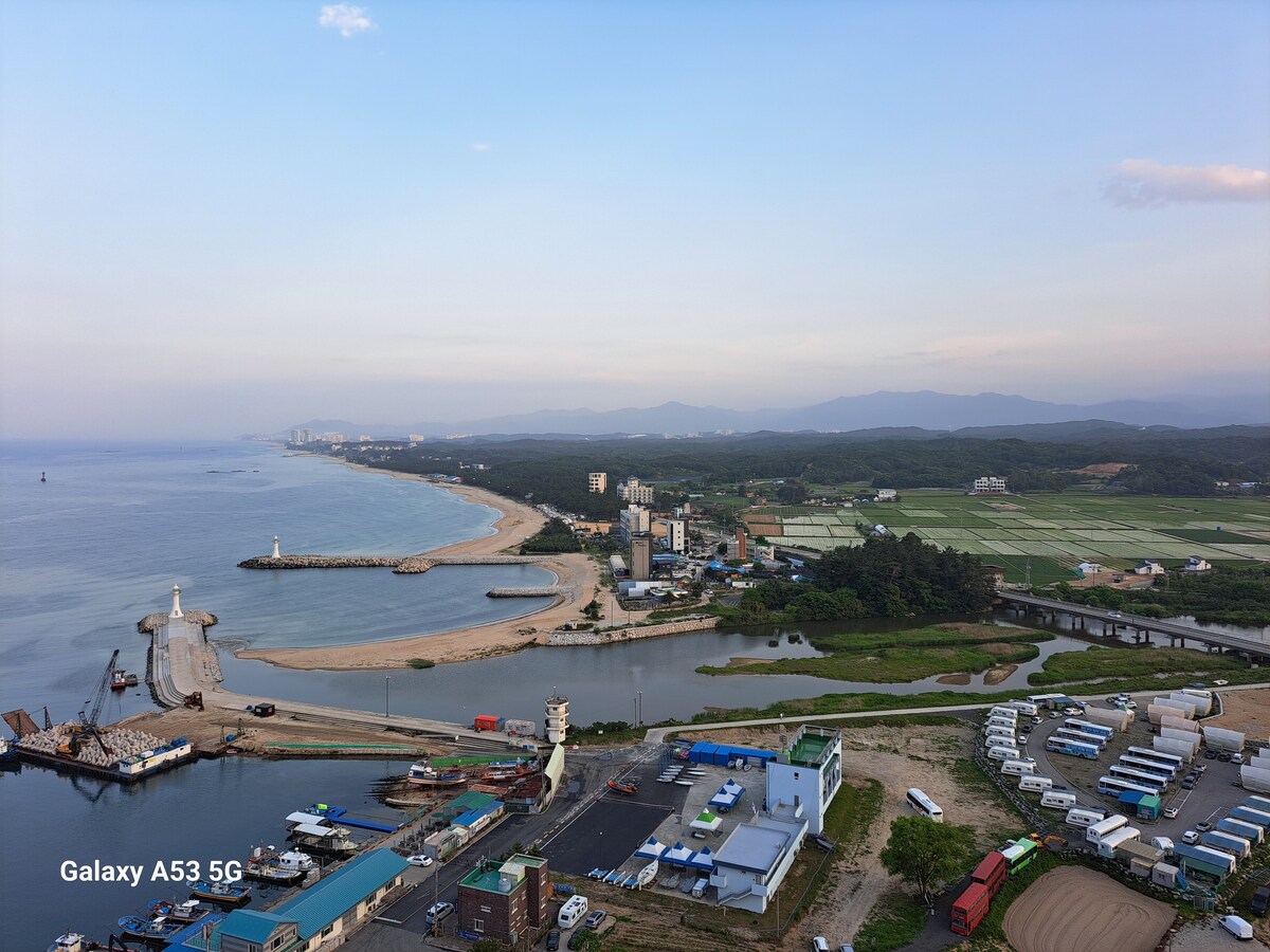 侧海景#山景#凉爽的Daegwallyeong景观，有天空飞翔的感觉#景浦海滩#休息#休息#家庭