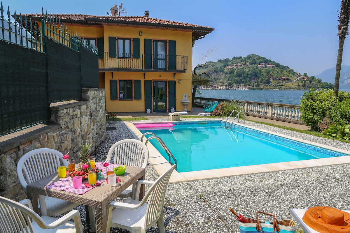 Romantico appartamento con piscina _Lago d'Iseo