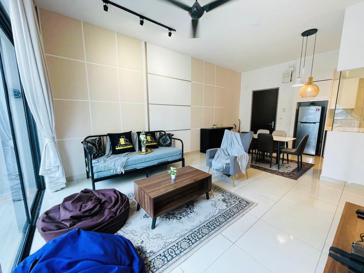 吉隆坡城中城附近的3卧室现代设计~ 7分钟# TopChoice
