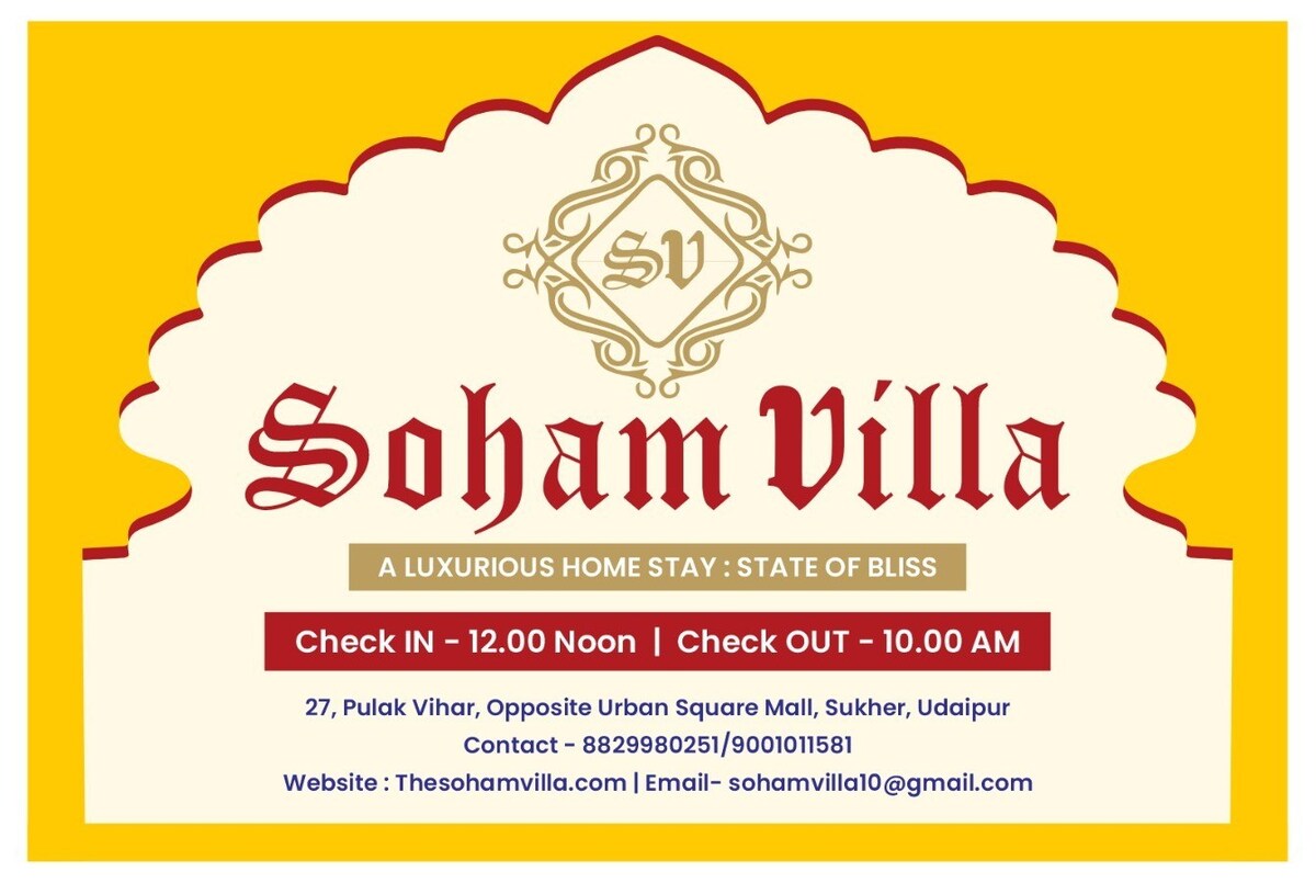 Soham Villa Bliss (4 BHK/AC/Luxury/Nature)