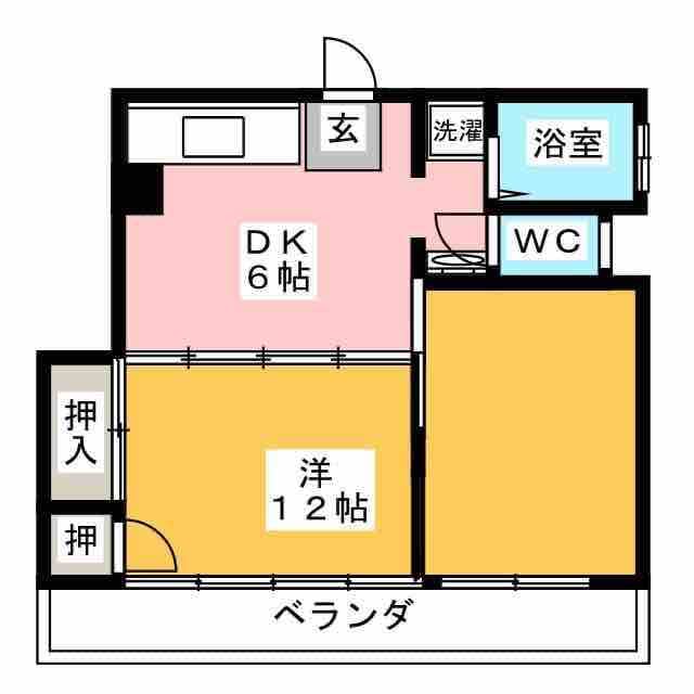 2卧35平方米明亮公寓- JR 8分钟新宿！