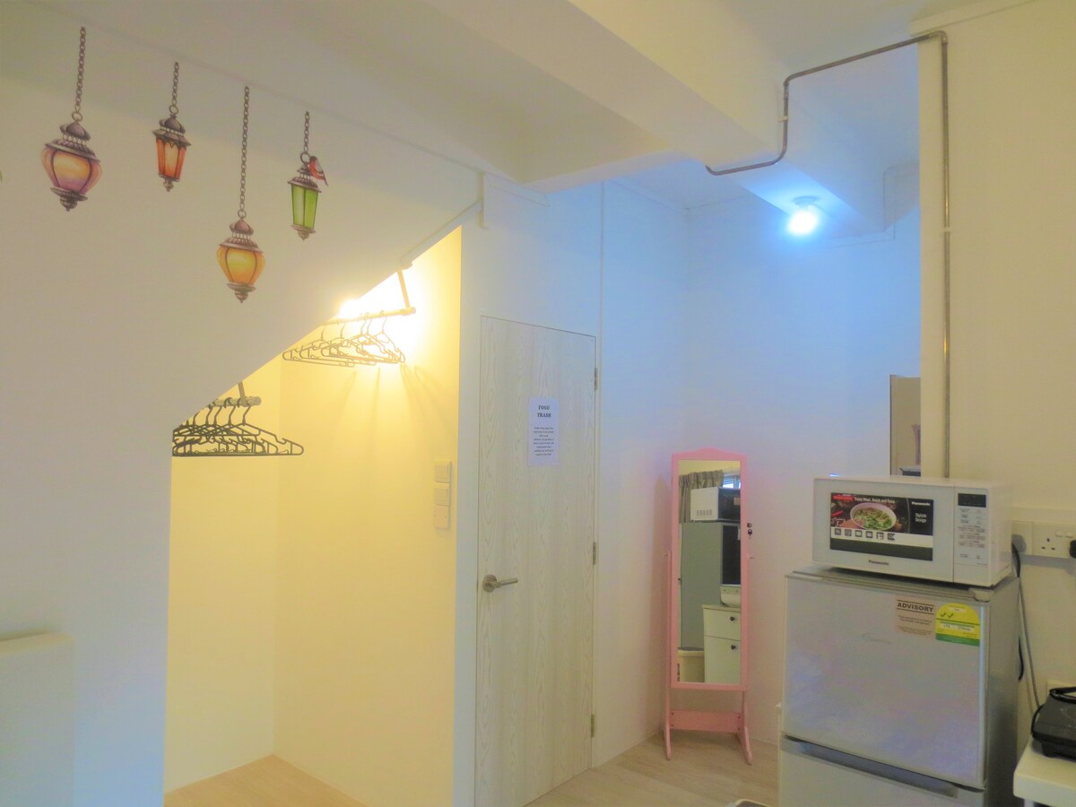 舒适的单间公寓，仅限Tiong Bahru （步行即可抵达新城）