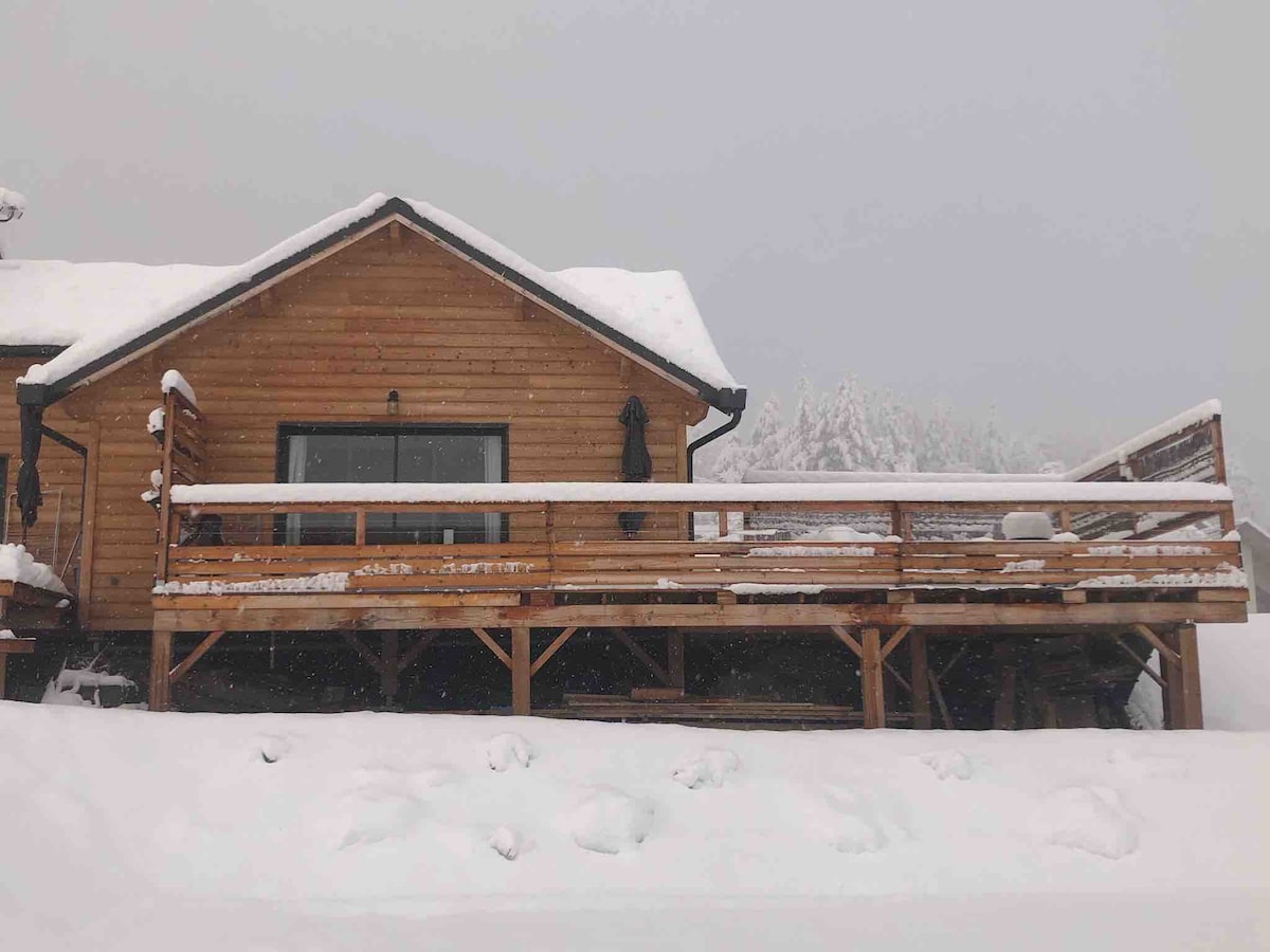 Chalet avec vue sur le lac