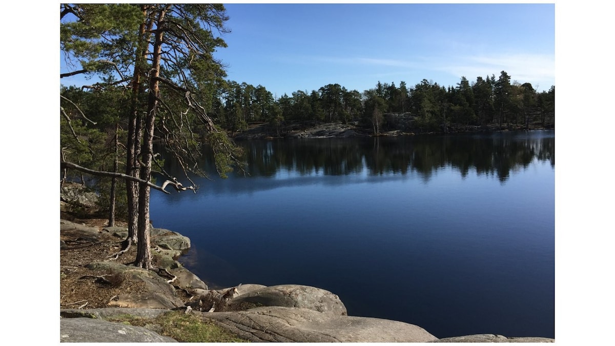 Beautiful cottage, idyllic nature, near StockholmC