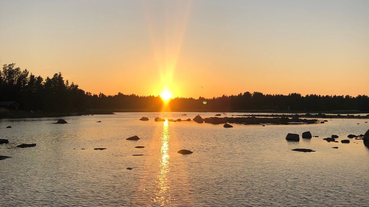 Oceanfront cottage, Finnharsfjärden - Axmar