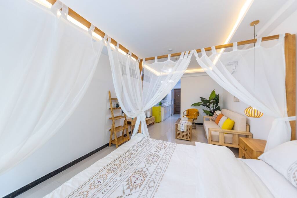 【抹茶家的民宿】(521)情侣大床图片2