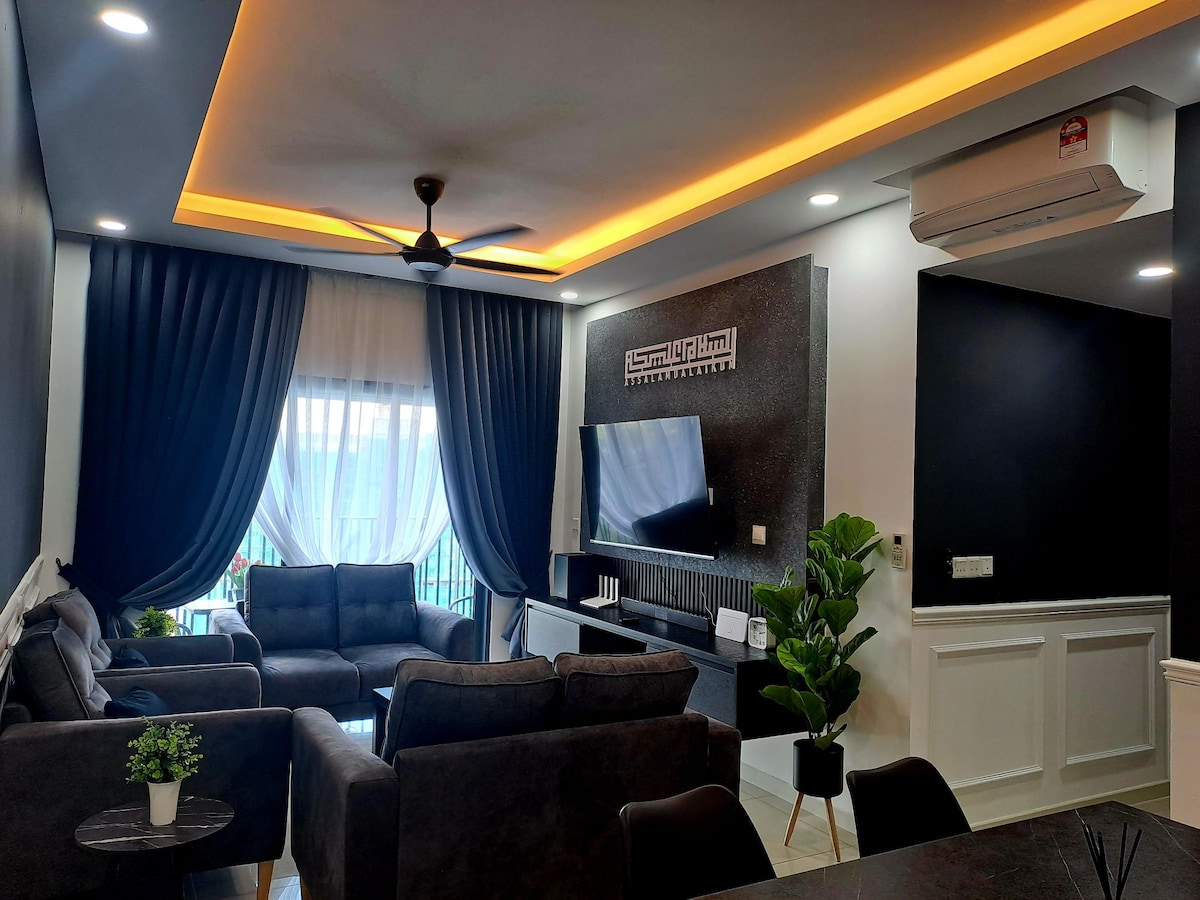 3-Bdrm Apt Bangi1 [Pool|Gym|Wi-Fi|Netflix|Parking]