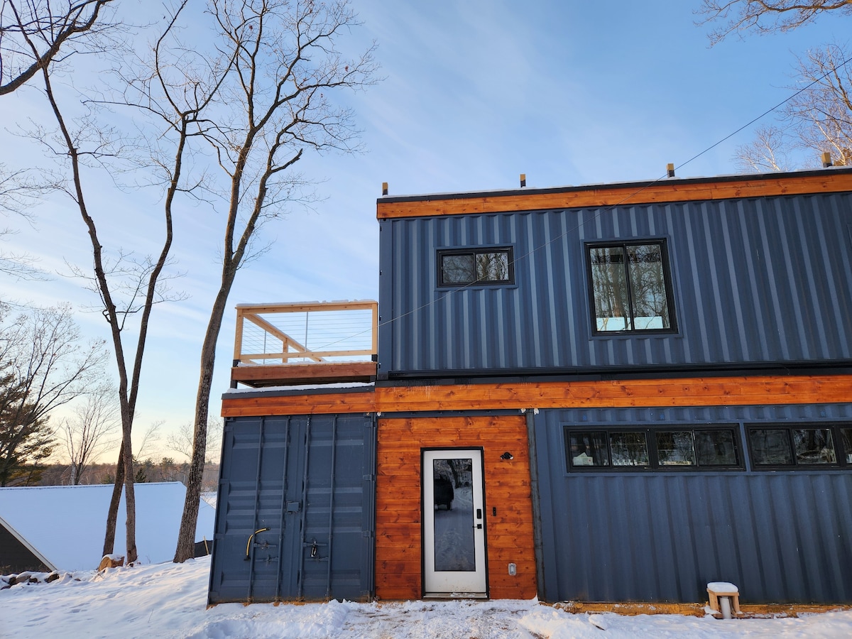 Container home on Long Lake