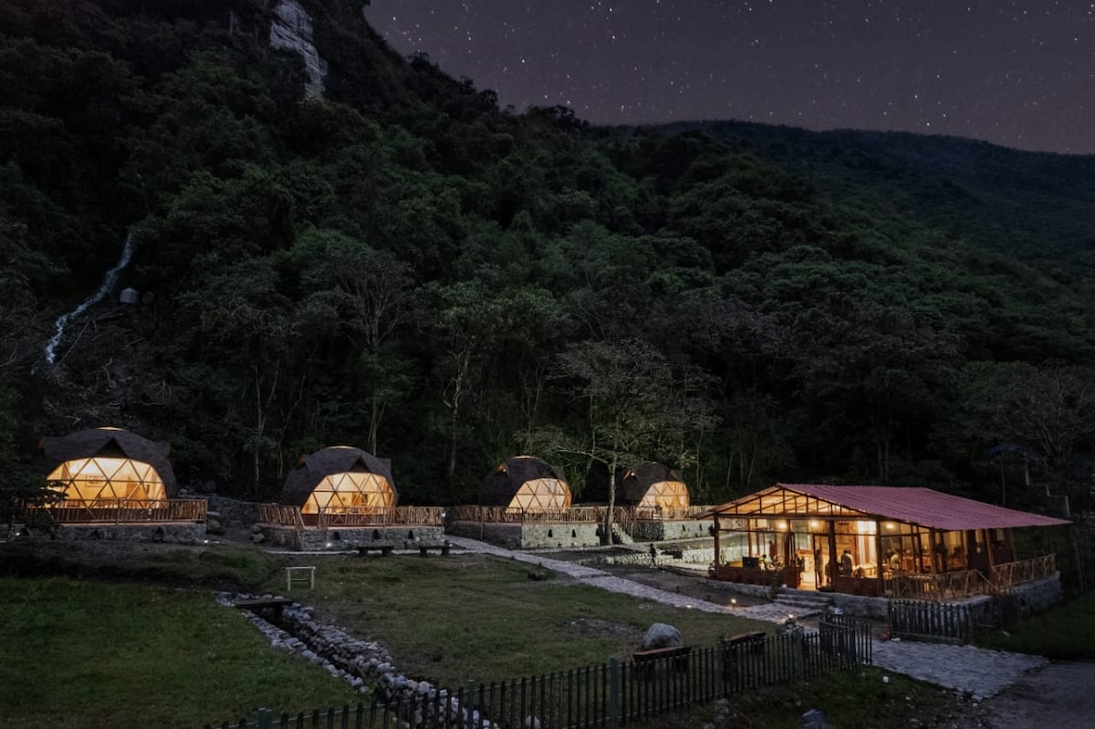 从萨尔坎泰（ Salkantay ）到马丘比丘（ Machupicchu ）的豪华穹顶之旅