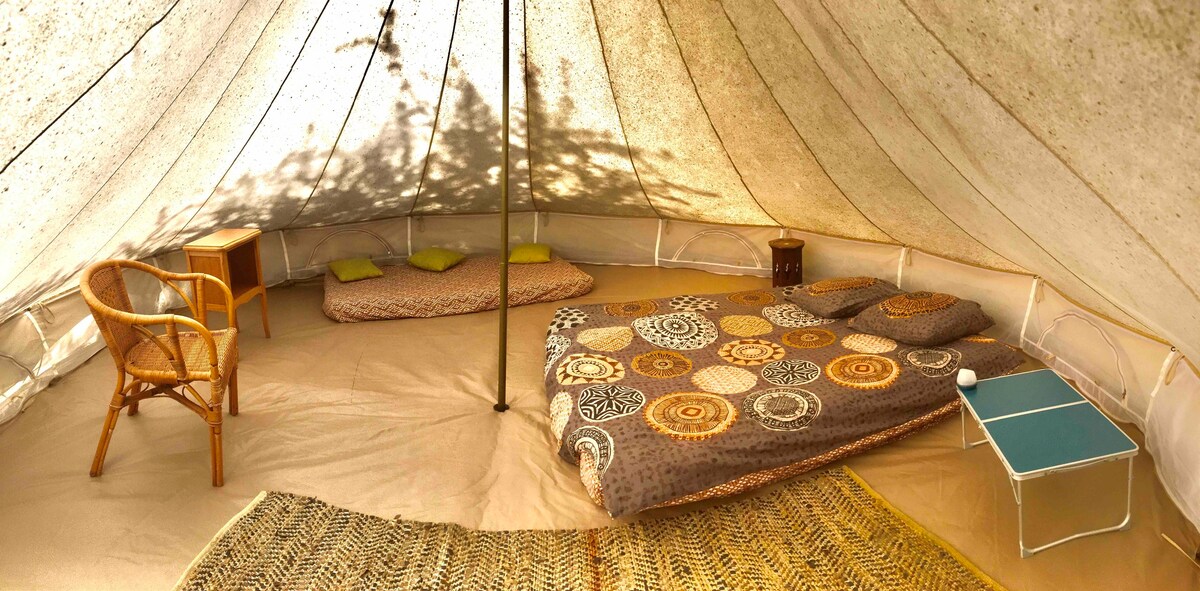 可爱的「Ocre」帐篷，可欣赏美景