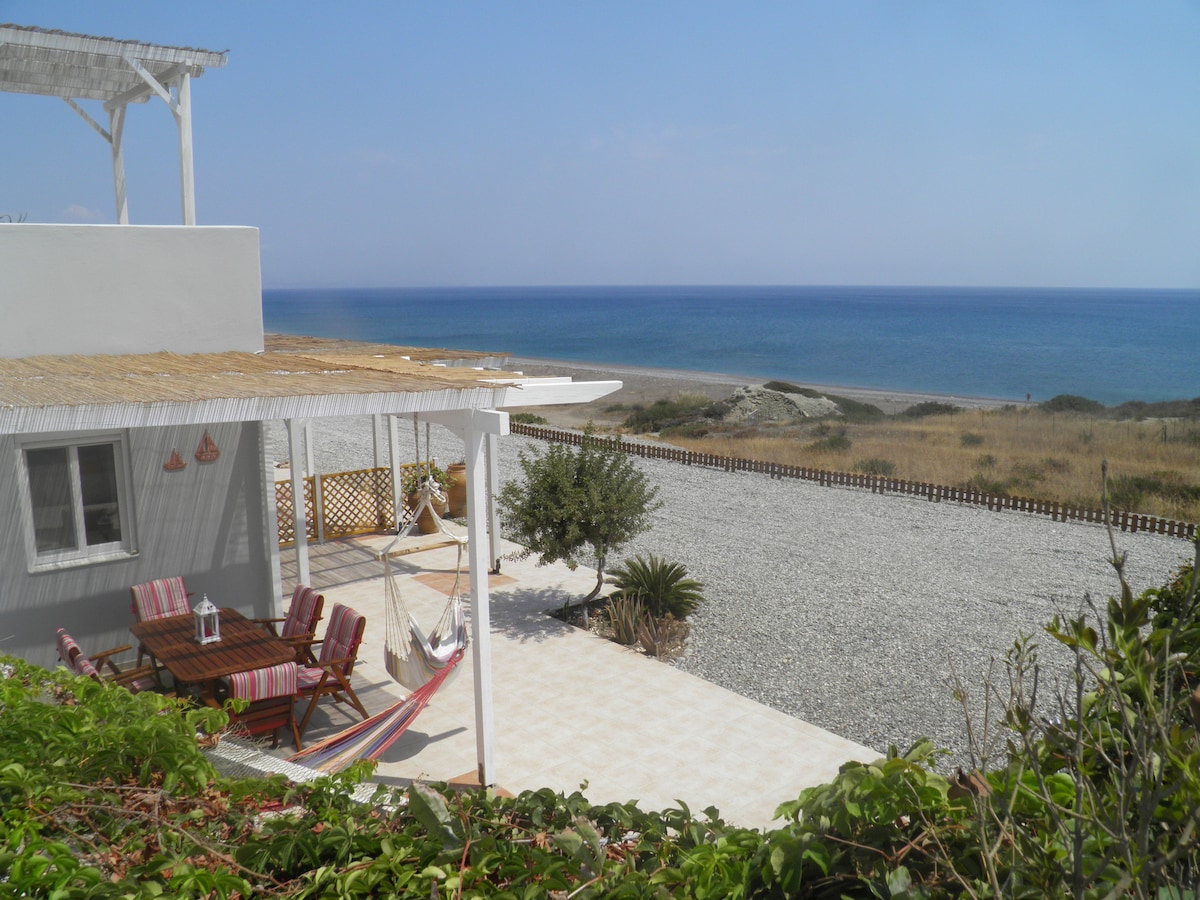 Seahouse by Lahania beach at South Rhodes