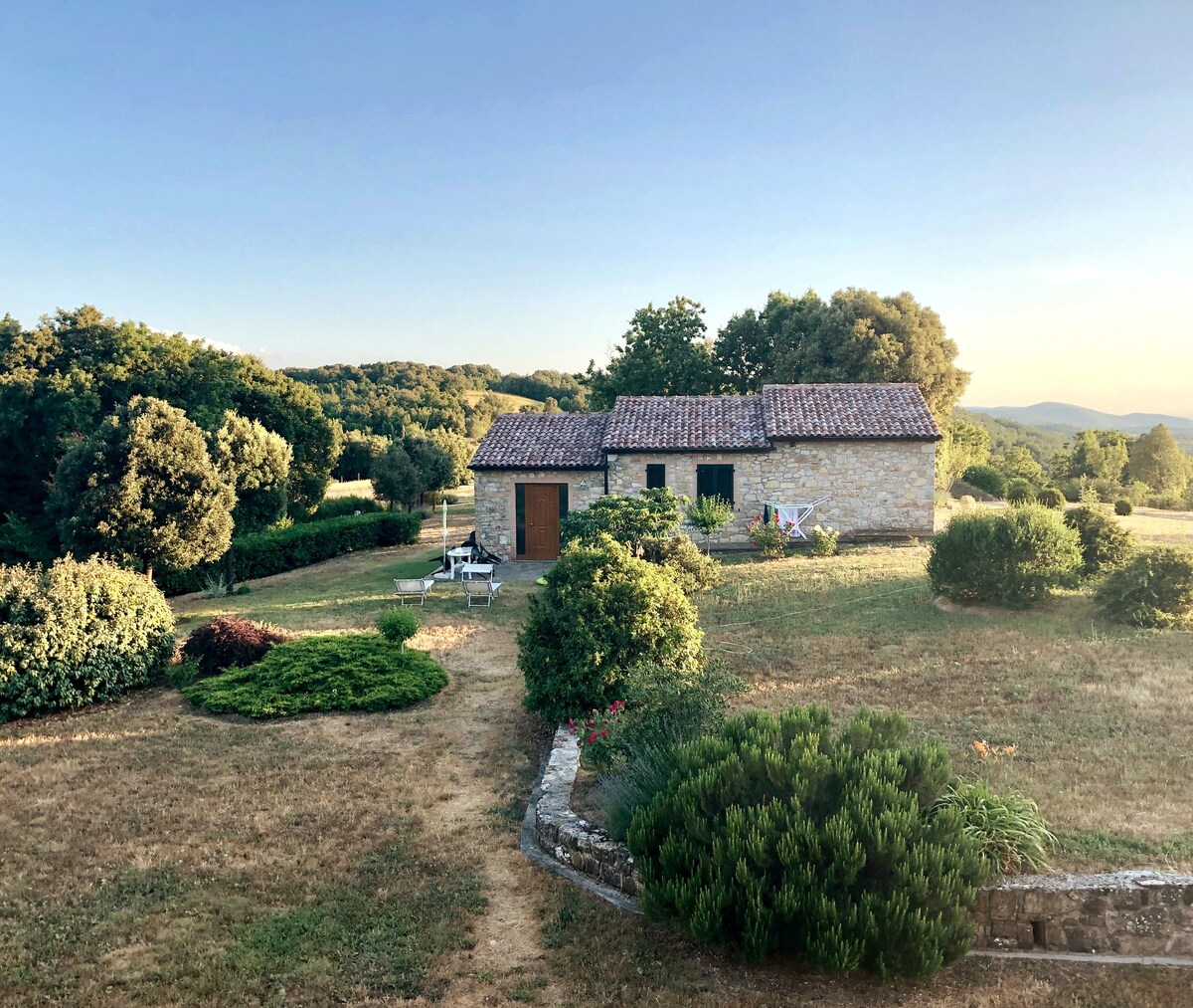 Grande casa nel cuore della campagna toscana