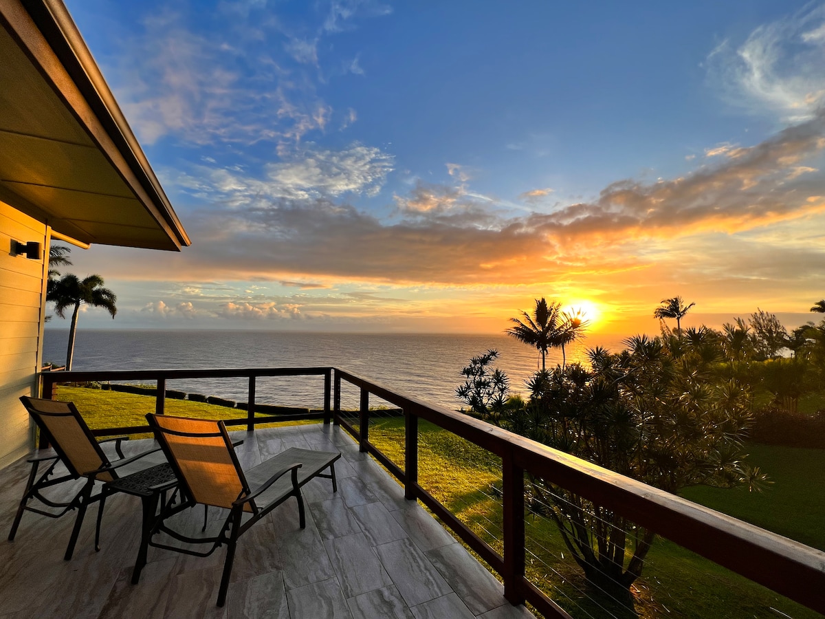 Heavenly Hakalau: Oceanfront Cliff House