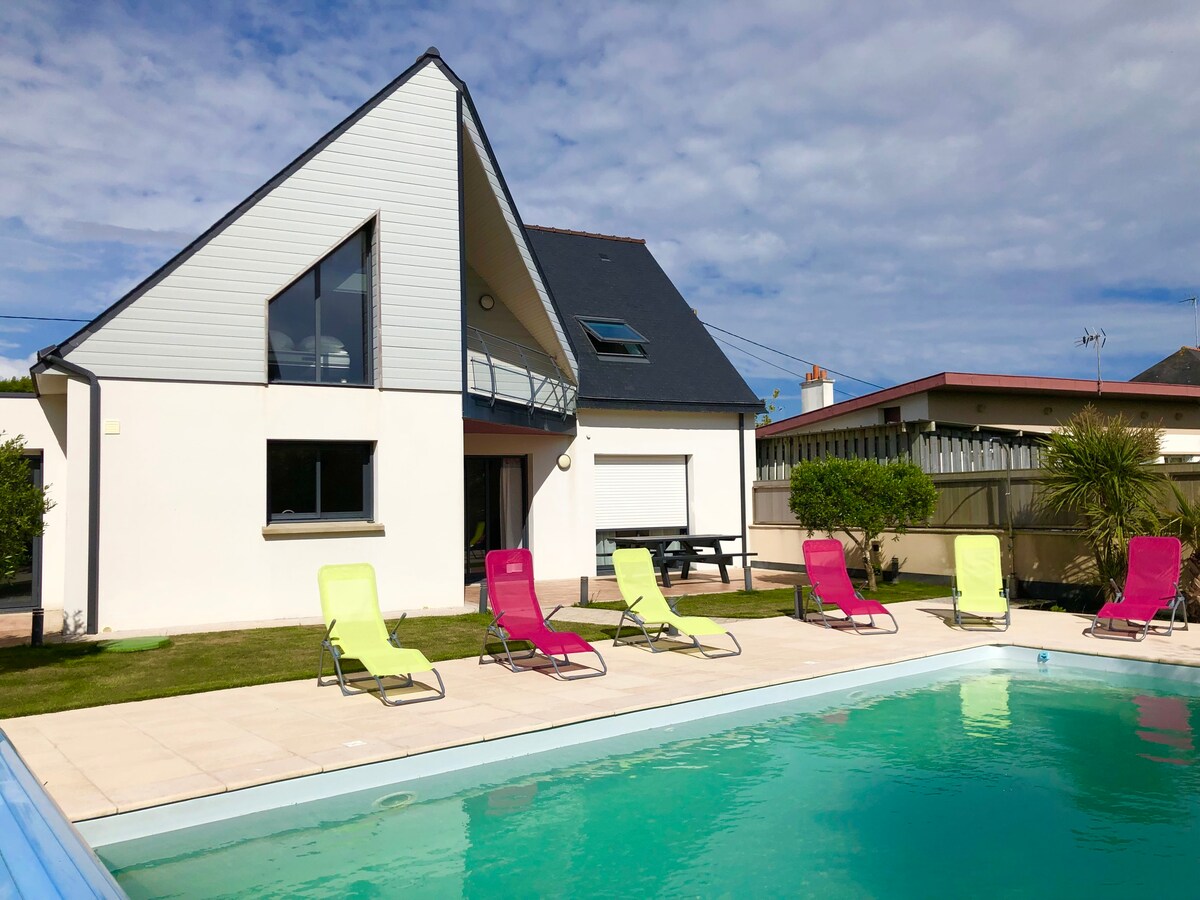 Magnifique Villa de standing–Piscine– Plage à pied