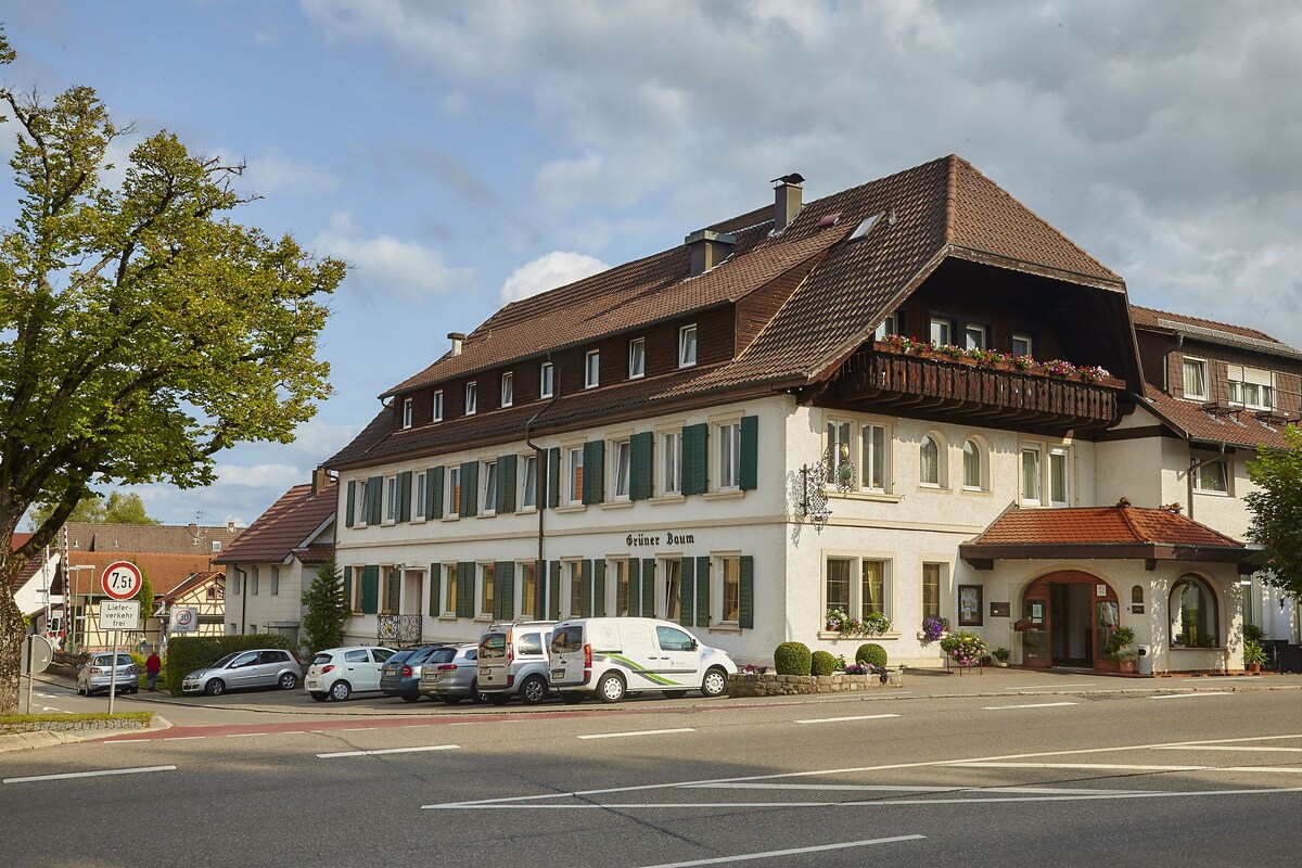 Flair Hotel Grüner Baum ， （ Donaueschingen ） ，舒适的三人间