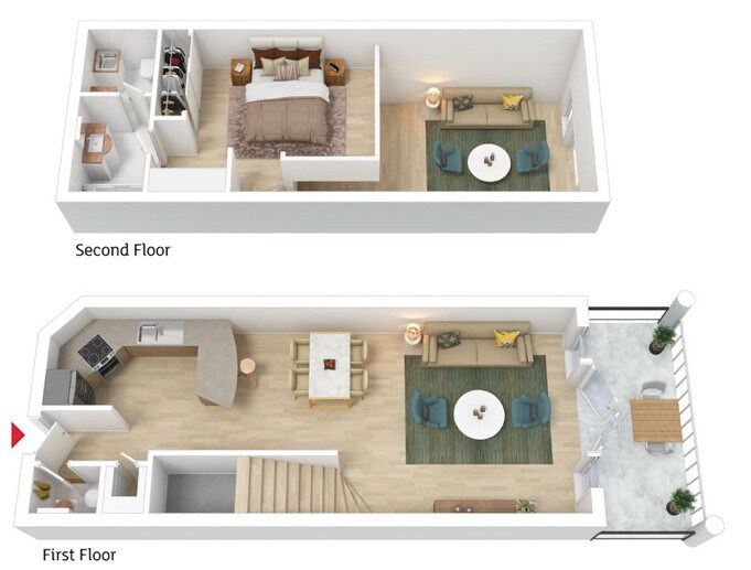 Penthouse/Loft Style Apartment with a View