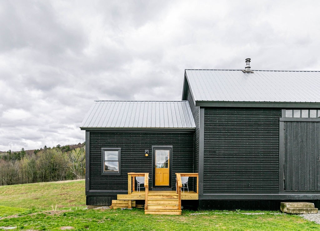 The Black Barn in a Mountain Hollow